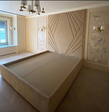 Painel para quarto com iluminação