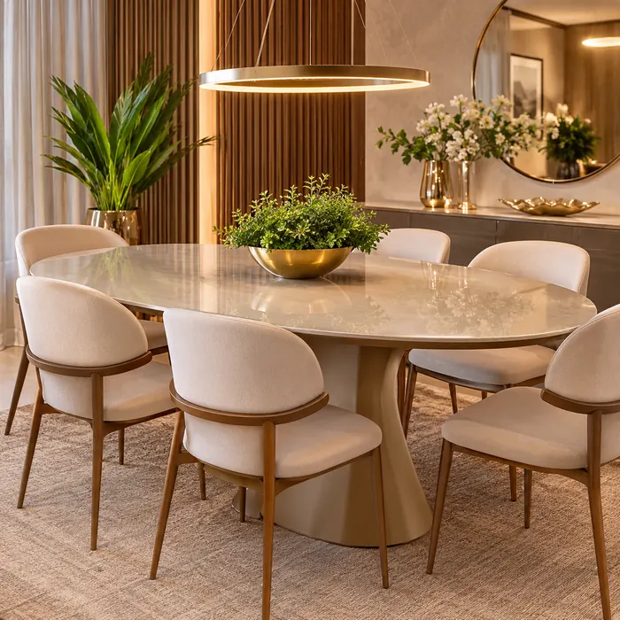Mesa de jantar de alto padrão em Santos
